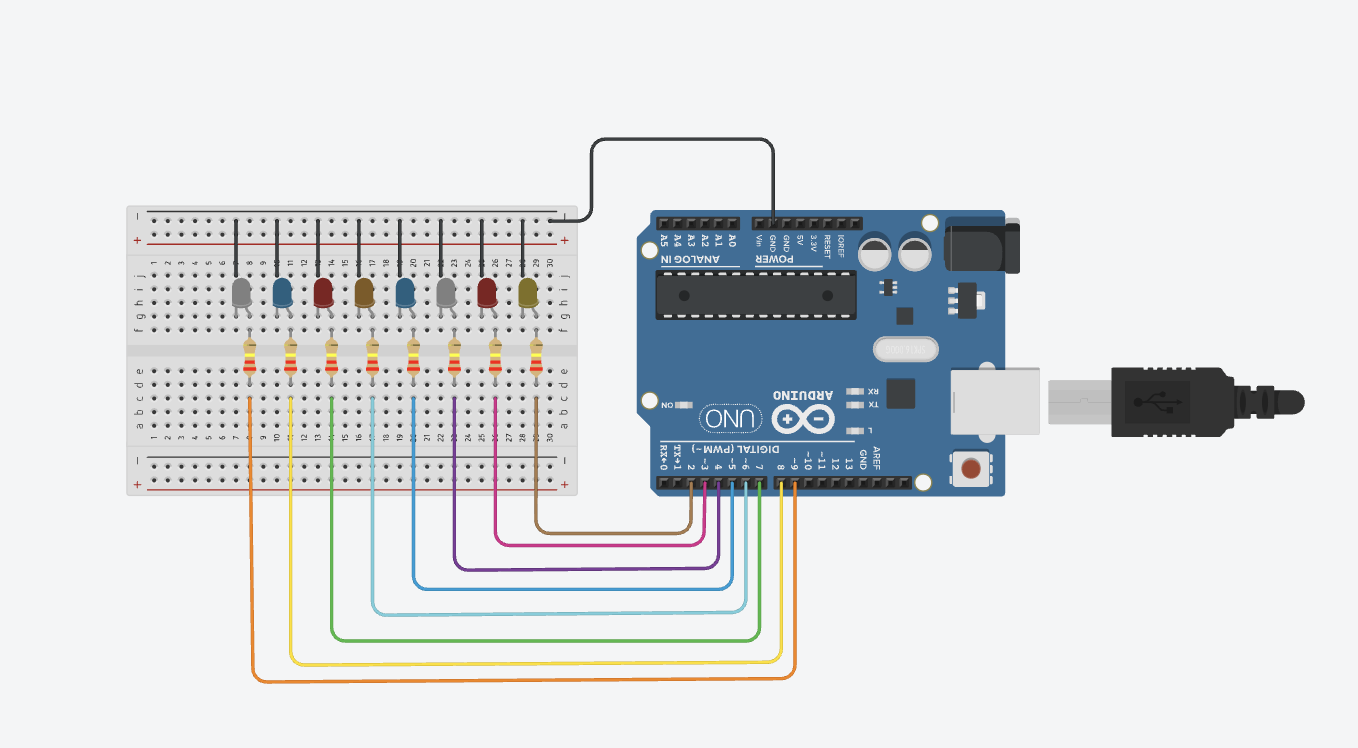 Build a Knight Rider LED Chaser with Arduino – leecuriosity.com