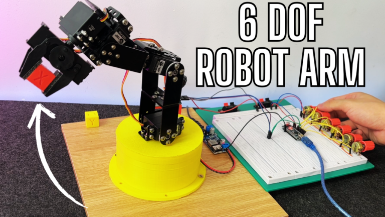 6 DOF robot arm